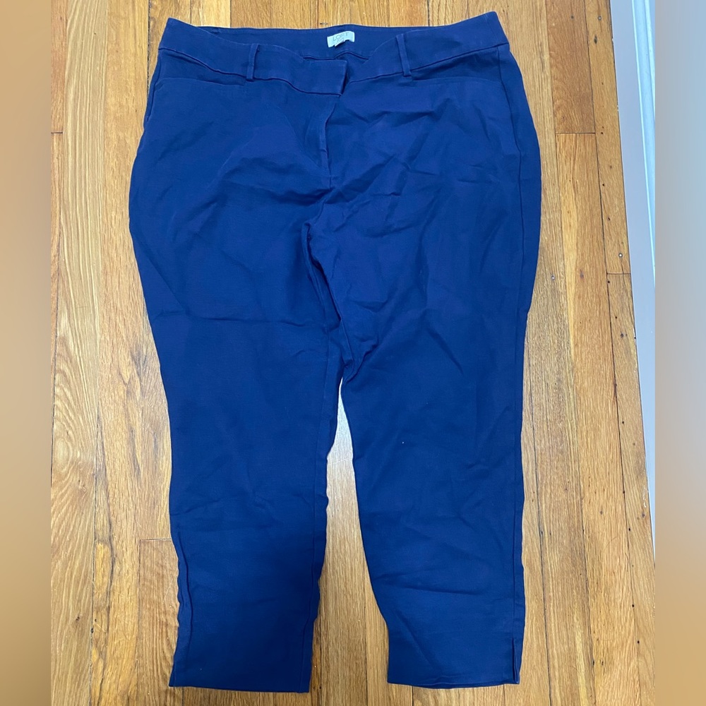 Loft Plus Marisa Navy Pant